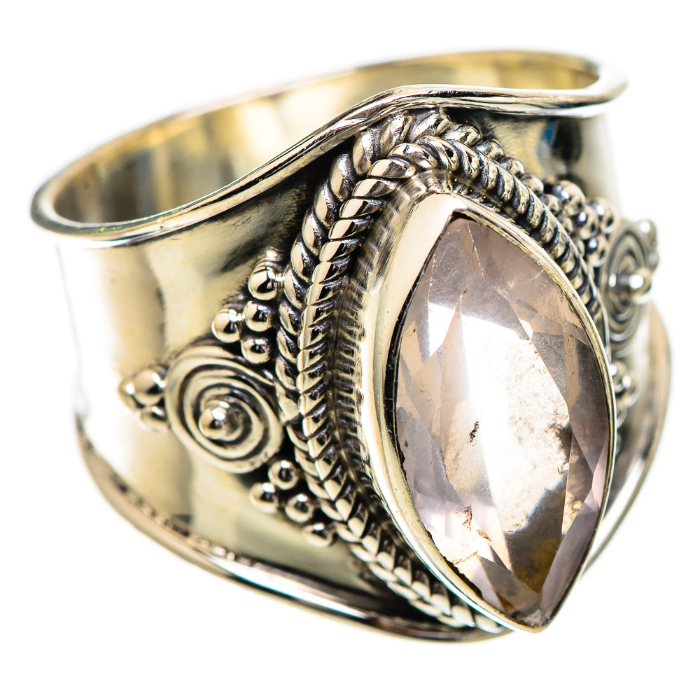 Rose Quartz Ring Size 7.25 (925 Sterling Silver) RING135802