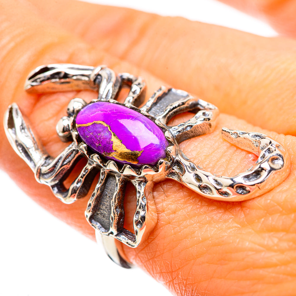 Purple Copper Composite Turquoise Ring Size 8.25 (925 Sterling Silver) RING135486