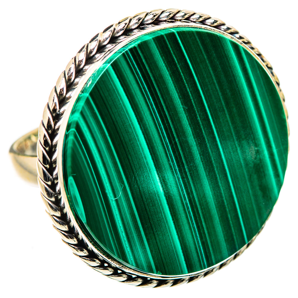 Malachite Ring Size 10 (925 Sterling Silver) RING134934