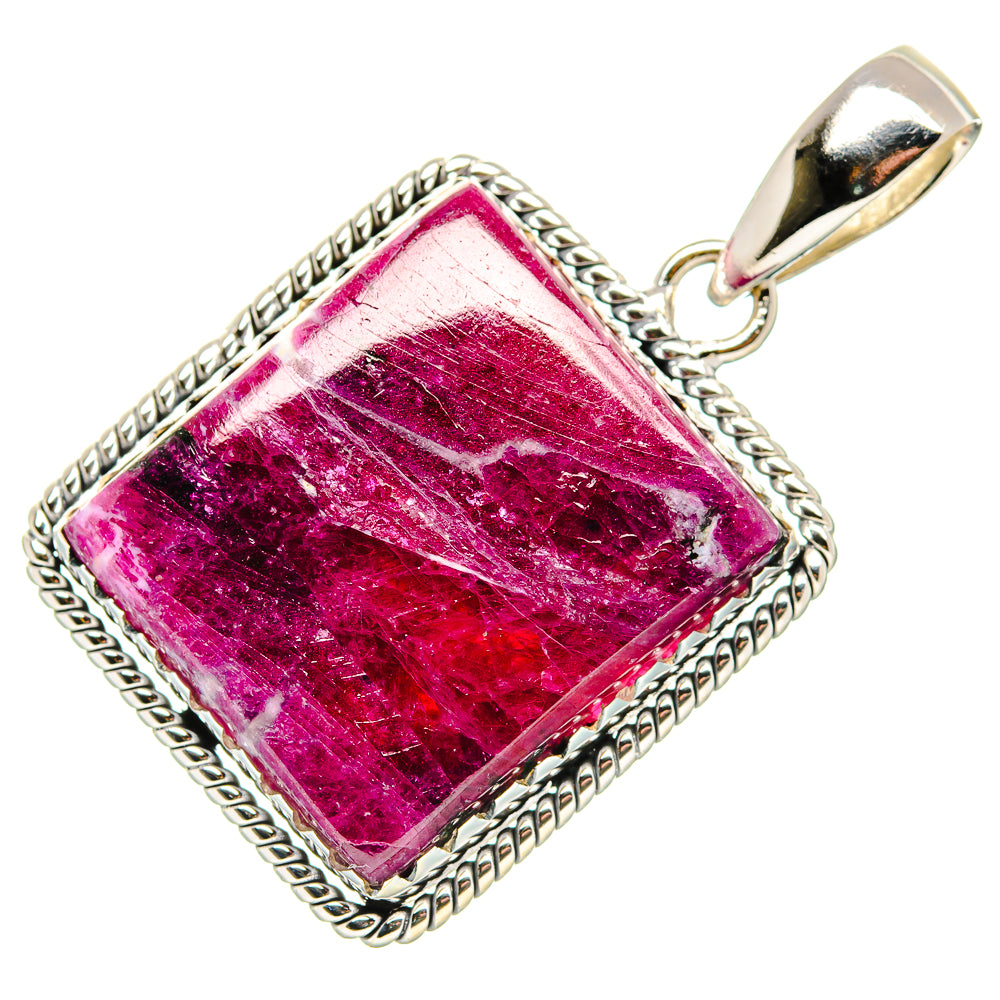 Fuchsite Pendant 1 3/4" (925 Sterling Silver) PD36366