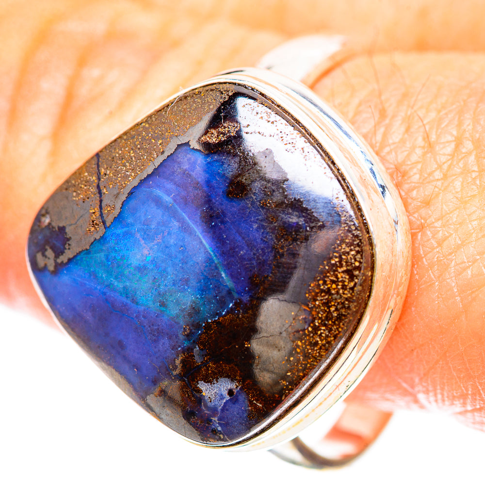 Boulder Opal Ring Size 10.75 (925 Sterling Silver) RING136407