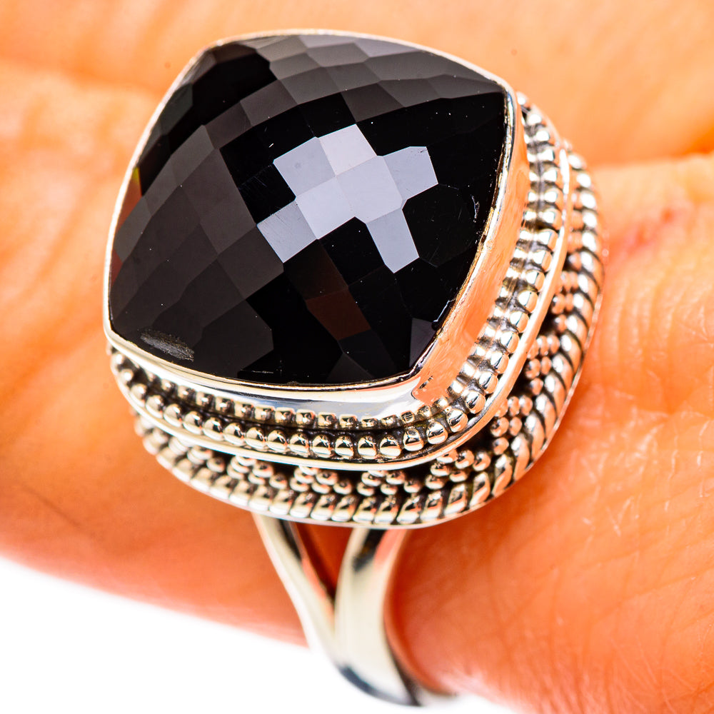 Black Onyx Ring Size 9 (925 Sterling Silver) RING135201