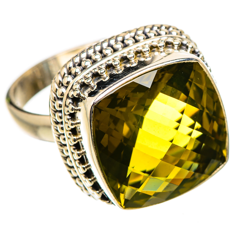 Lemon Quartz Ring Size 7.25 (925 Sterling Silver) RING135209