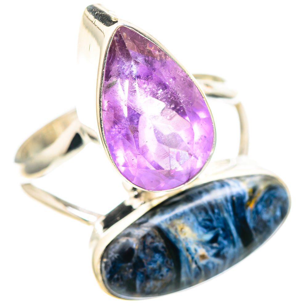 Large Pietersite, Amethyst 925 Sterling Silver Ring Size 10.25 (925 Sterling Silver) RING137557