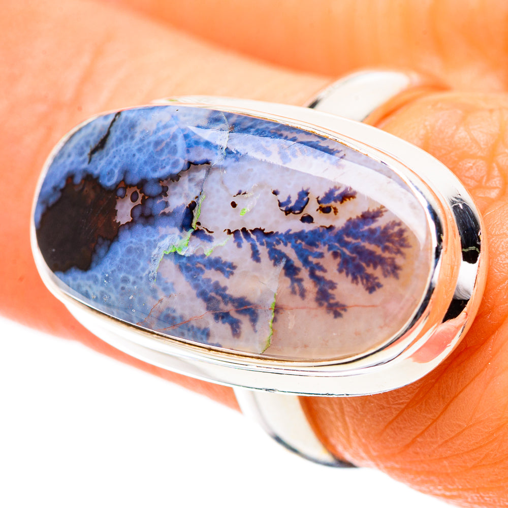 Scenic Dendritic Agate Ring Size 6.25 (925 Sterling Silver) RING135329
