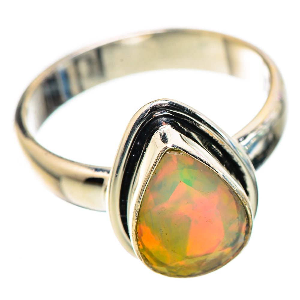 Ethiopian Opal Ring Size 6.5 (925 Sterling Silver) RING136018