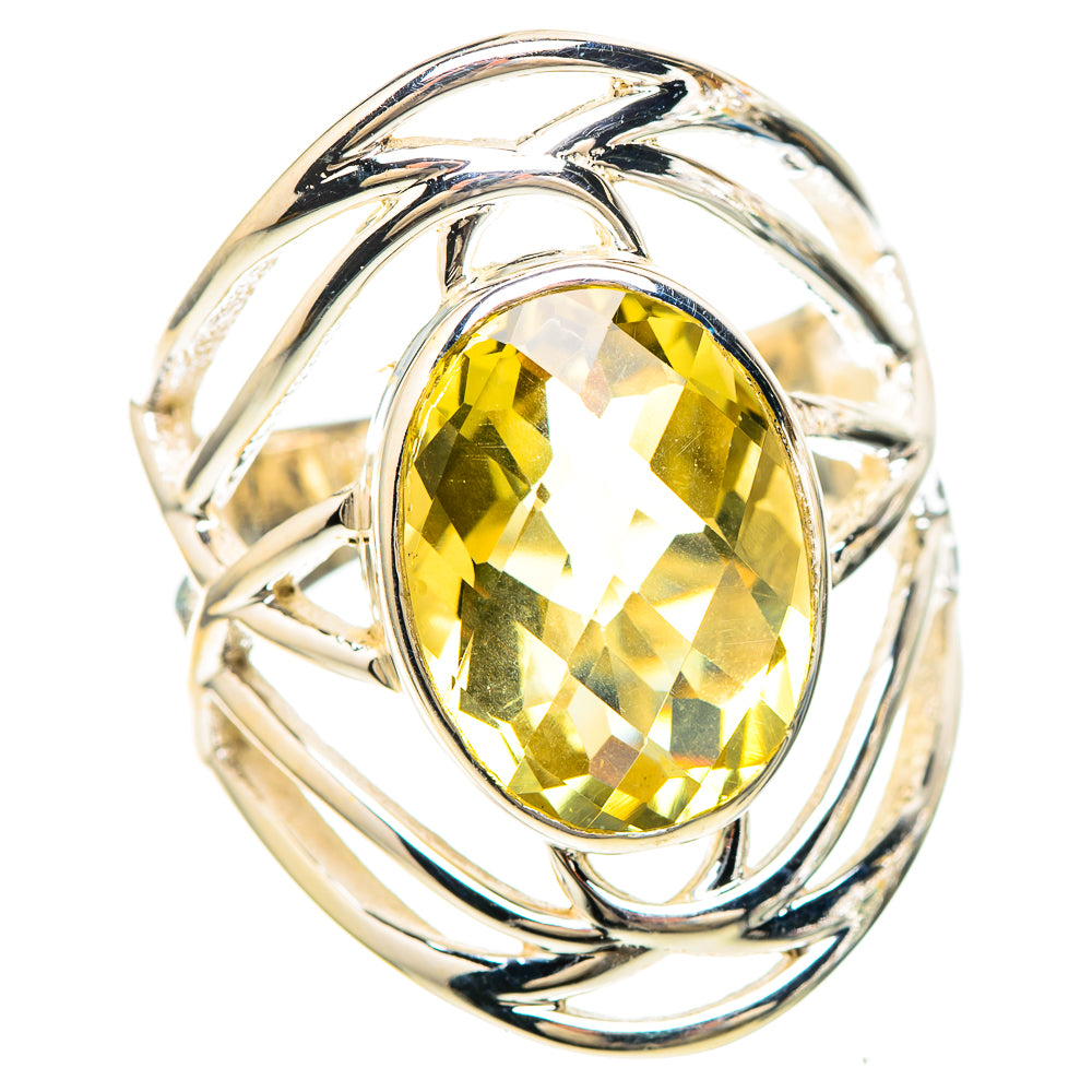 Faceted Citrine Ring Size 5.5 (925 Sterling Silver) RING137029