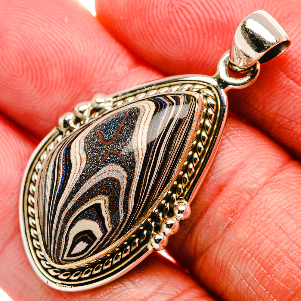 Fordrite 925 Sterling Silver Pendant 1 5/8" (925 Sterling Silver) PD37627