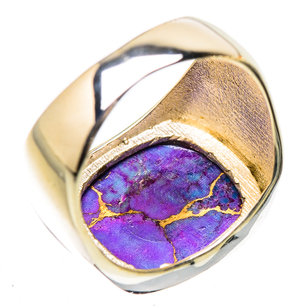 Purple Copper Composite Turquoise Ring Size 8 (925 Sterling Silver) RING135198