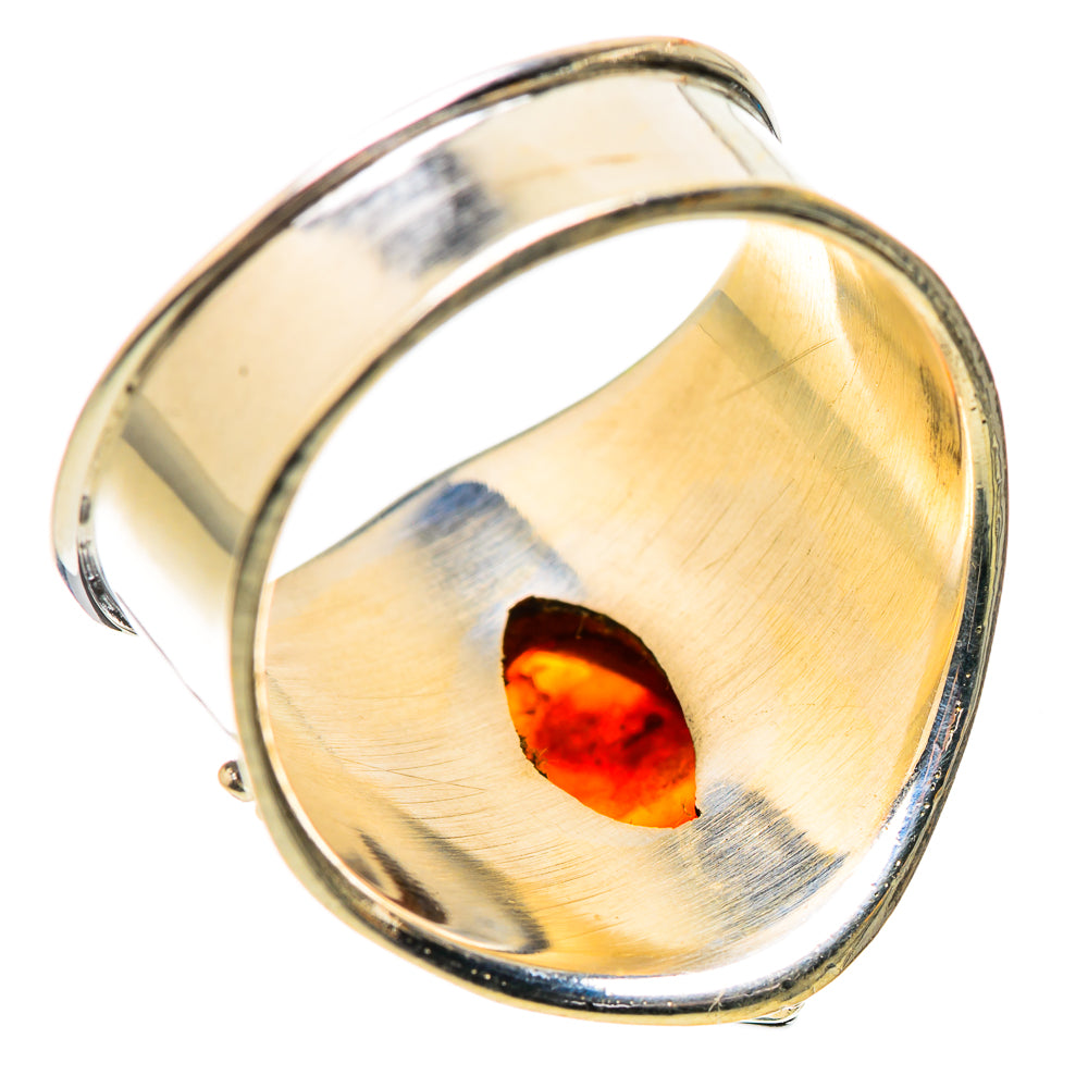 Baltic Amber Ring Size 7.25 (925 Sterling Silver) RING134814