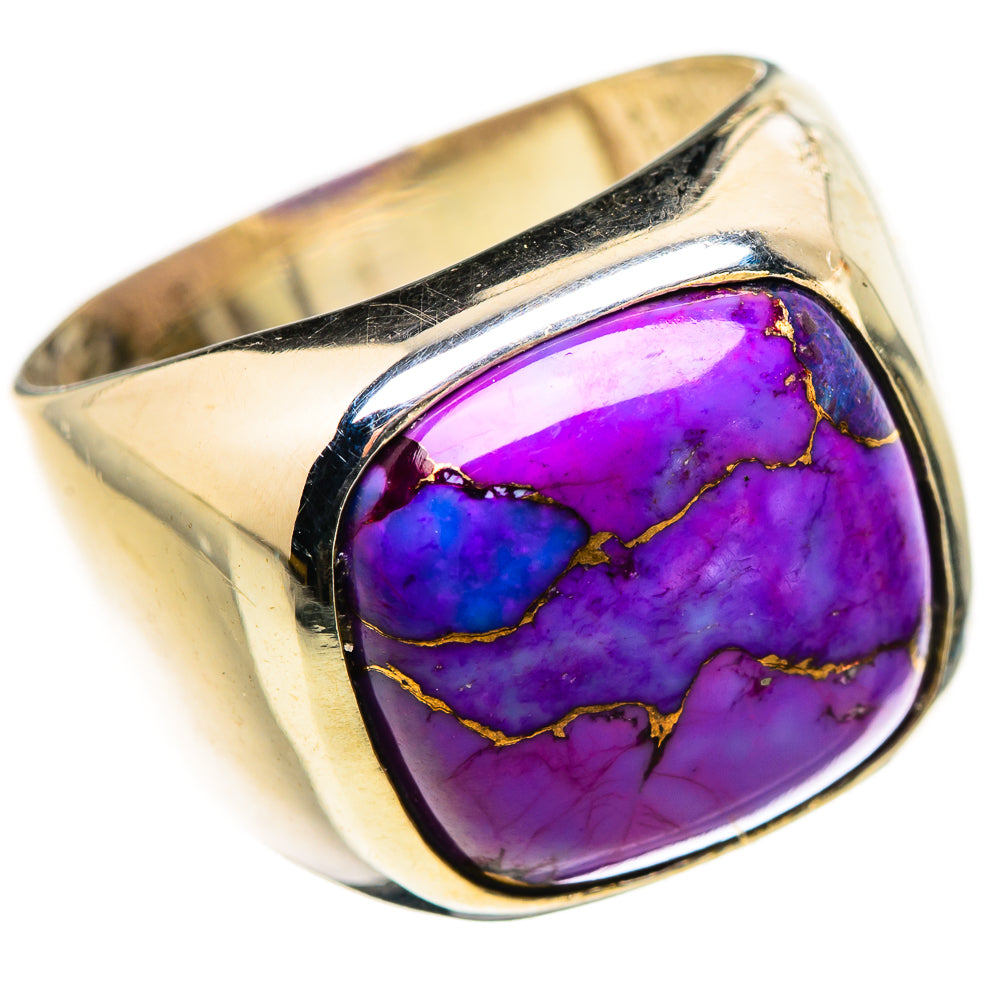 Purple Copper Composite Turquoise Ring Size 6 (925 Sterling Silver) RING134664