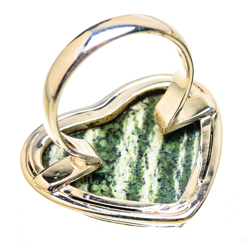 Large Swiss Green Opal Ring Size 6 (925 Sterling Silver) RING135378