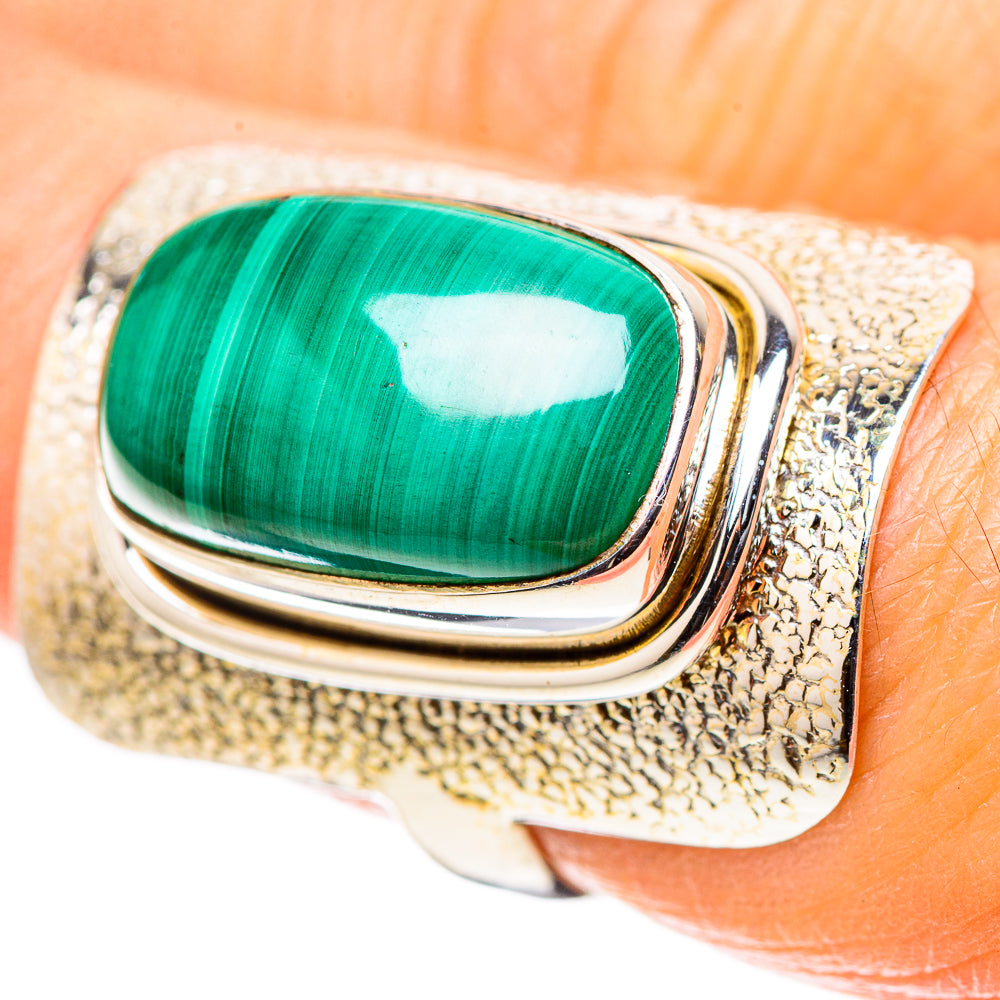 Malachite 925 Sterling Silver Ring Size 7 (925 Sterling Silver) RING137725