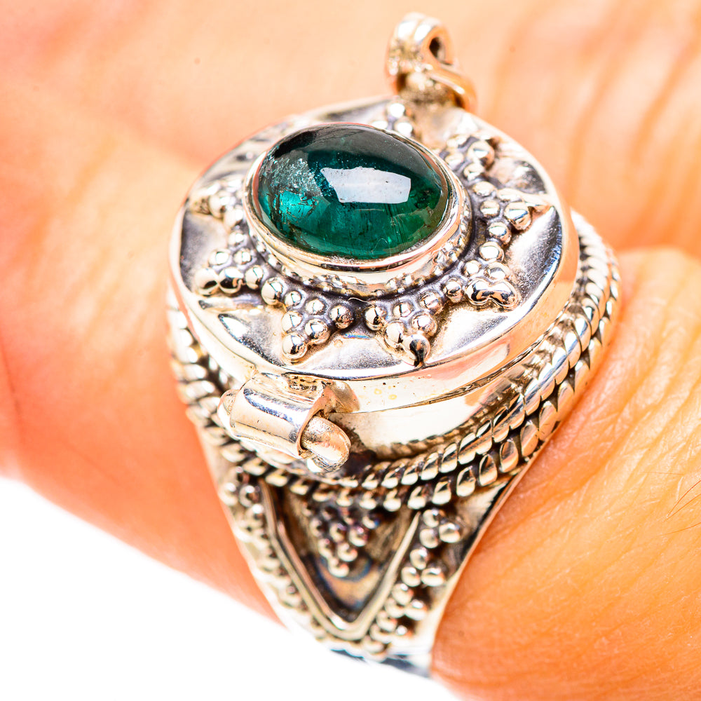 Poison Green Tourmaline 925 Sterling Silver Ring Size 7 Ana Co R136268