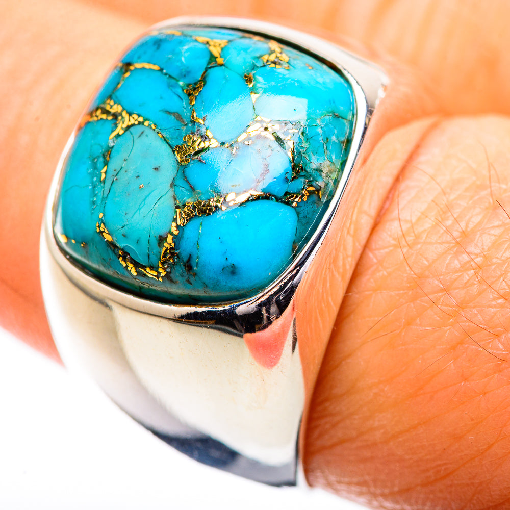 Kingman Mohave Turquoise Ring Size 8.5 (925 Sterling Silver) RING135846