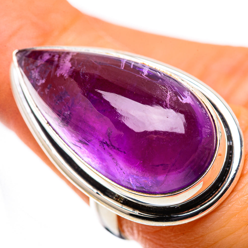 Large Amethyst Ring Size 6.25 (925 Sterling Silver) RING135708