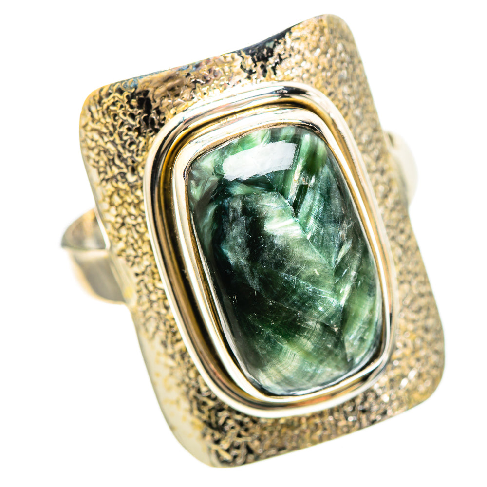 Seraphinite Ring Size 10.25 (925 Sterling Silver) RING137008