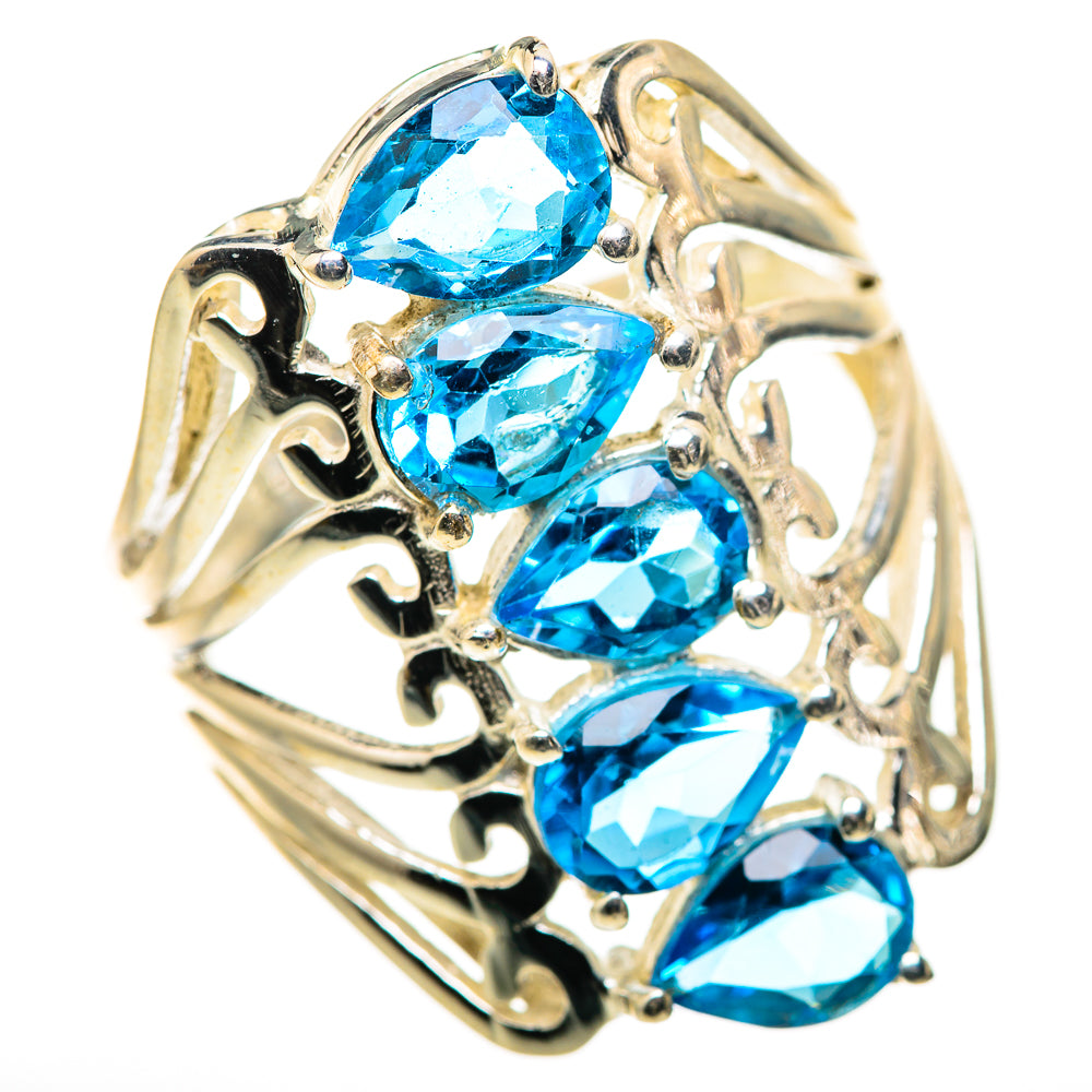 Blue Topaz Ring Size 7 (925 Sterling Silver) RING134807