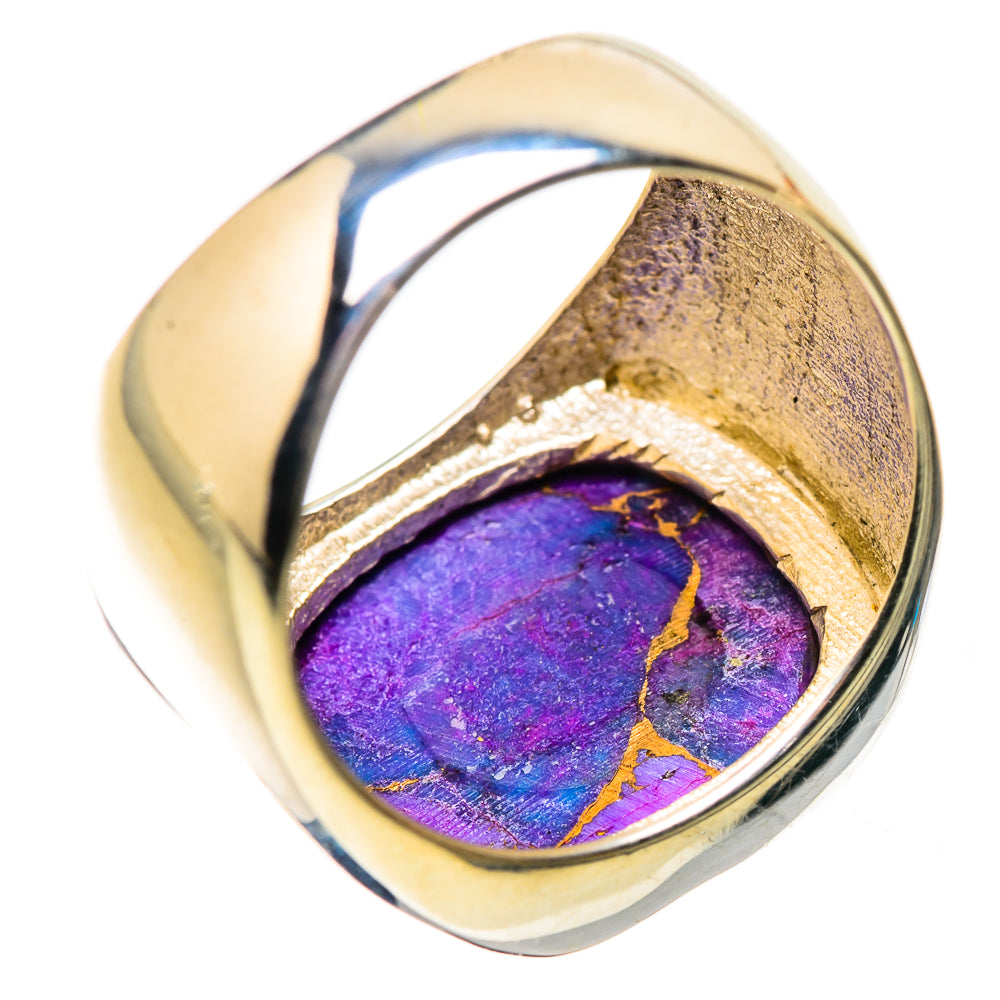 Purple Copper Composite Turquoise Ring Size 6.5 (925 Sterling Silver) RING134918