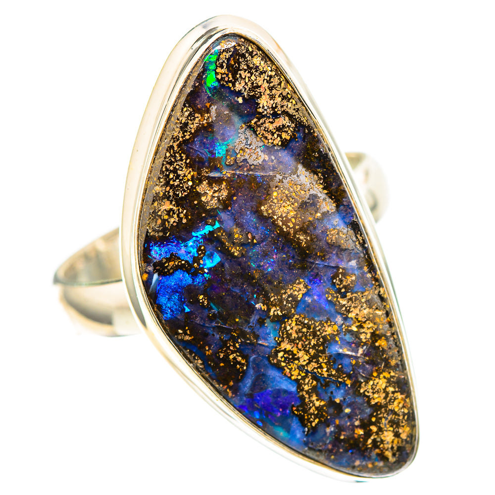 Large Boulder Opal 925 Sterling Silver Ring Size 8.75 (925 Sterling Silver) RING137362