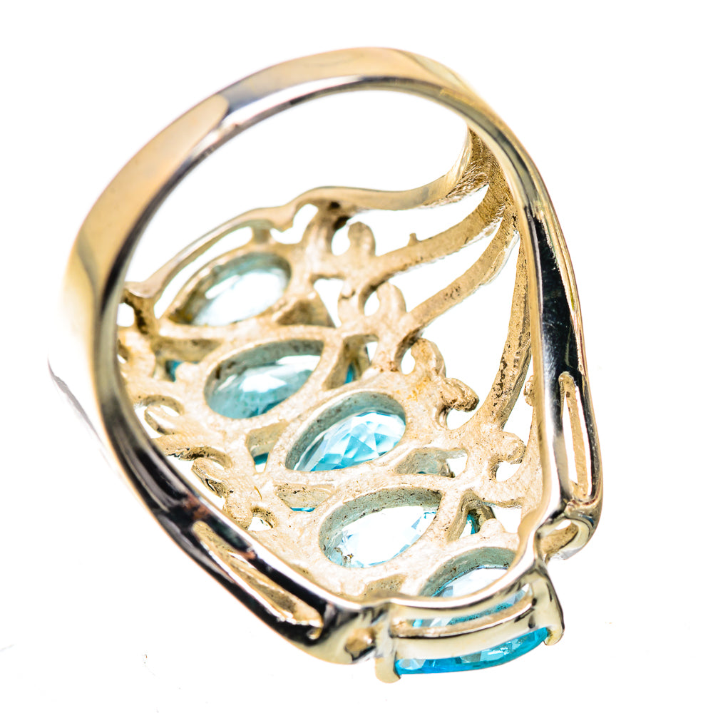 Blue Topaz Ring Size 7.5 (925 Sterling Silver) RING135850