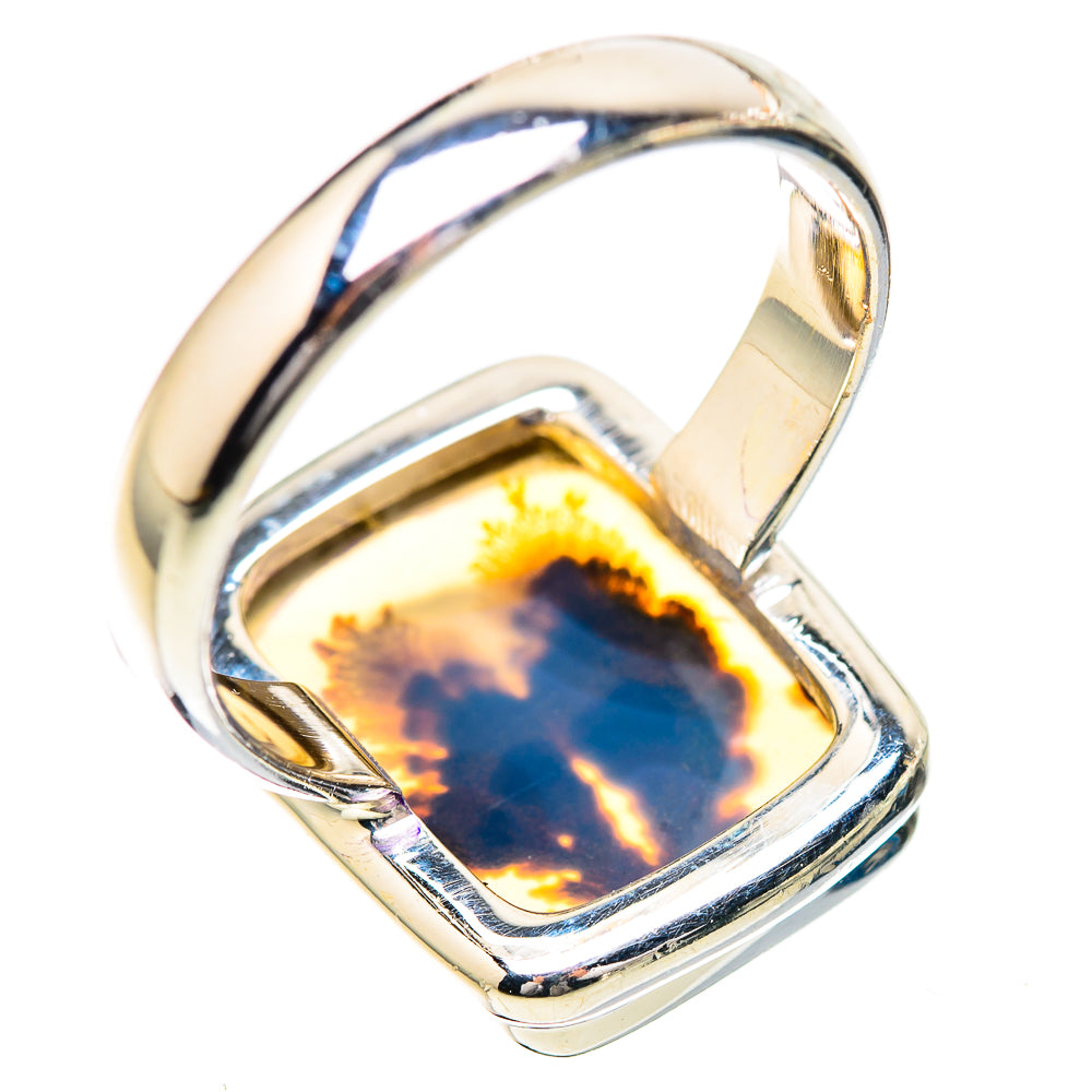 Scenic Dendritic Agate Ring Size 8 (925 Sterling Silver) RING135800
