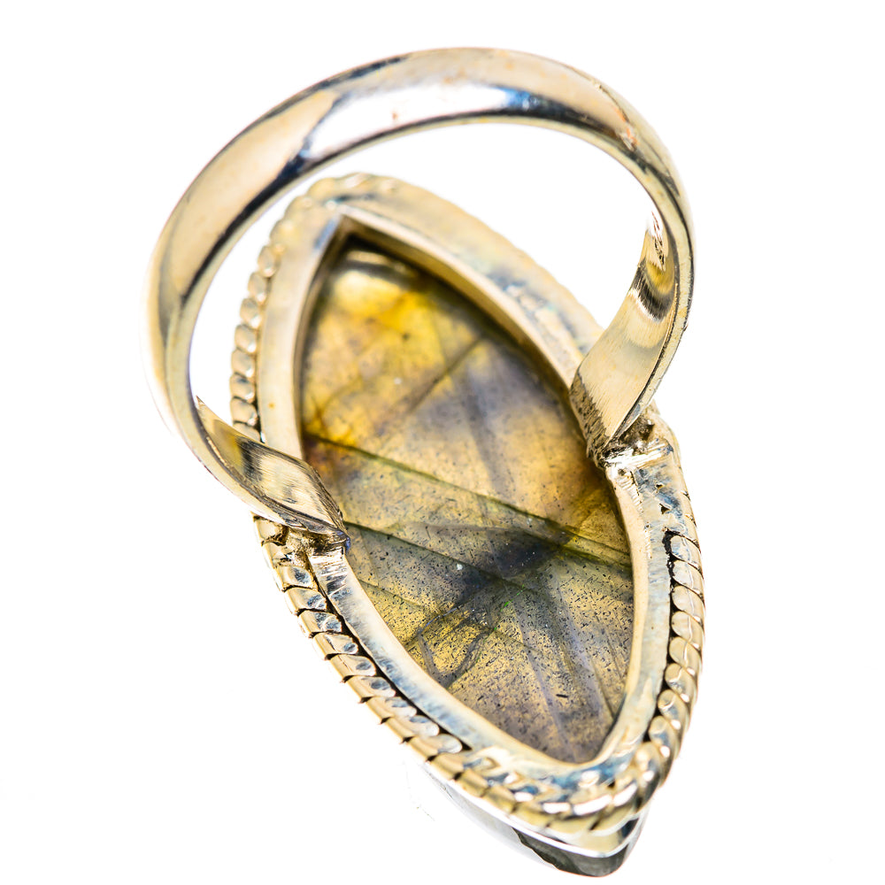Large Labradorite Ring Size 6.5 (925 Sterling Silver) RING136176