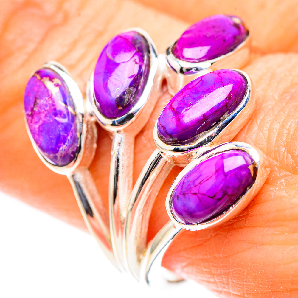 Purple Copper Composite Turquoise Ring Size 9.25 (925 Sterling Silver) RING136670