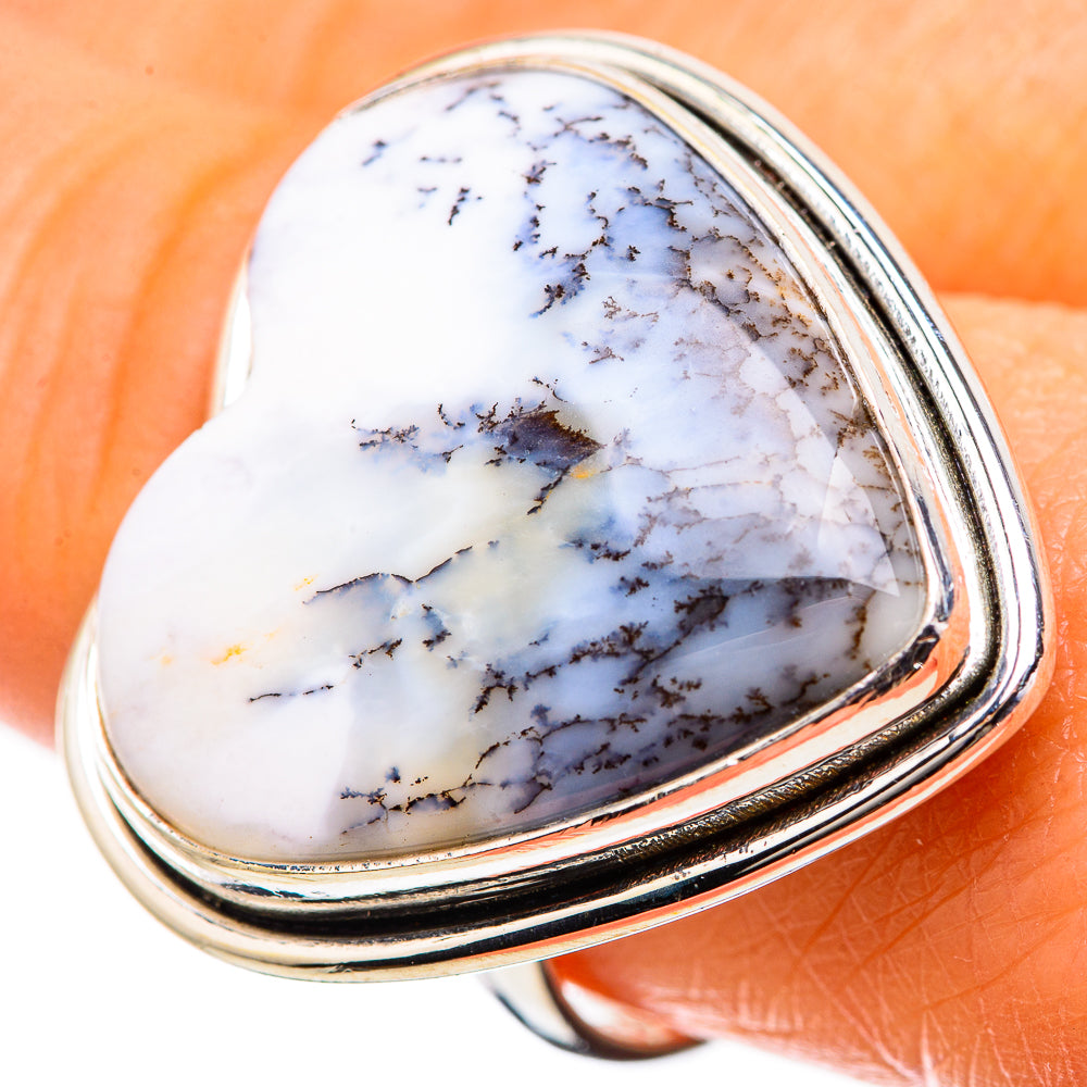 Large Dendritic Opal Ring Size 9 (925 Sterling Silver) RING135365