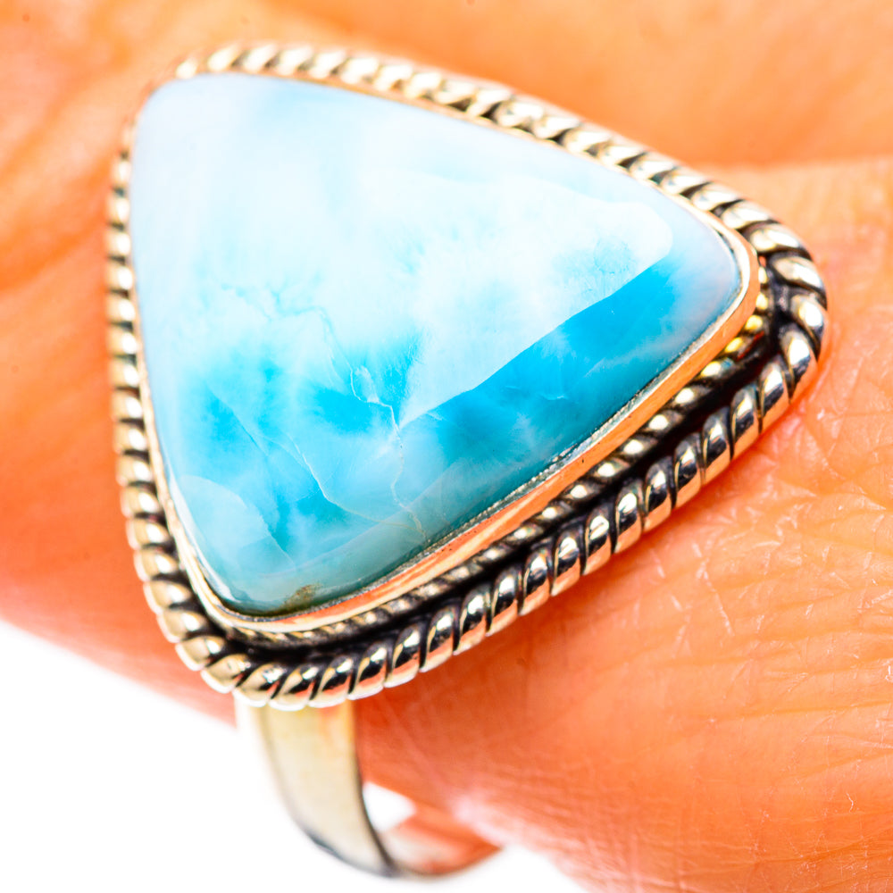 Larimar Ring Size 10 (925 Sterling Silver) RING136026