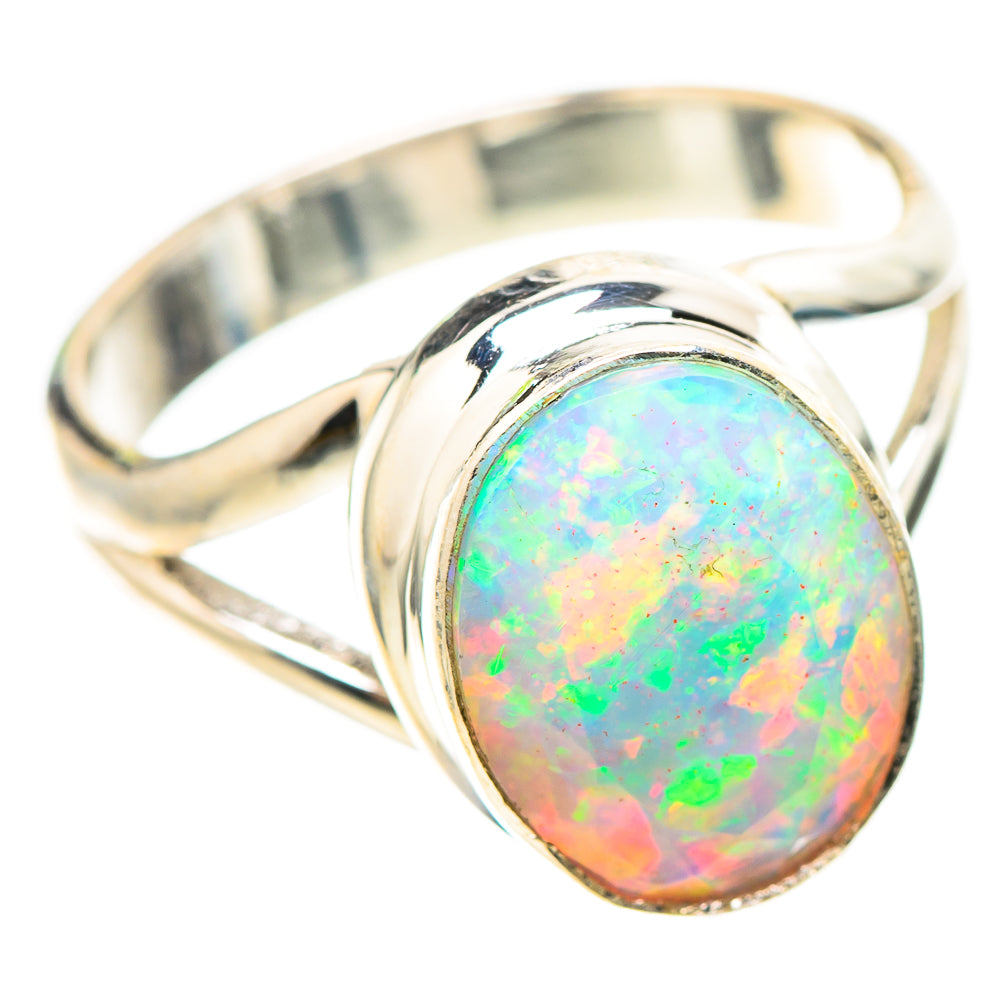 Ethiopian Opal Ring Size 7.25 (925 Sterling Silver) RING136636