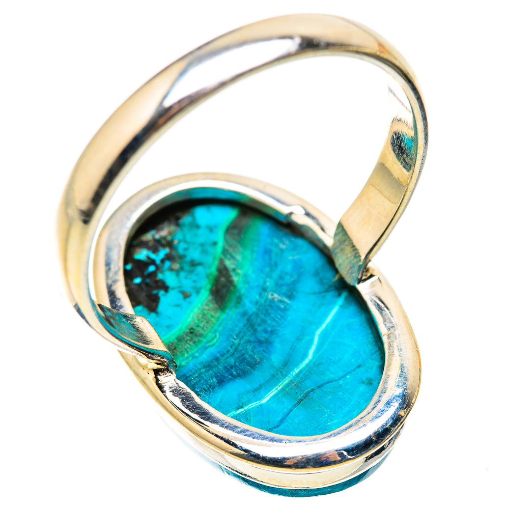 Malachite In Chrysocolla Ring Size 12.75 (925 Sterling Silver) RING134929