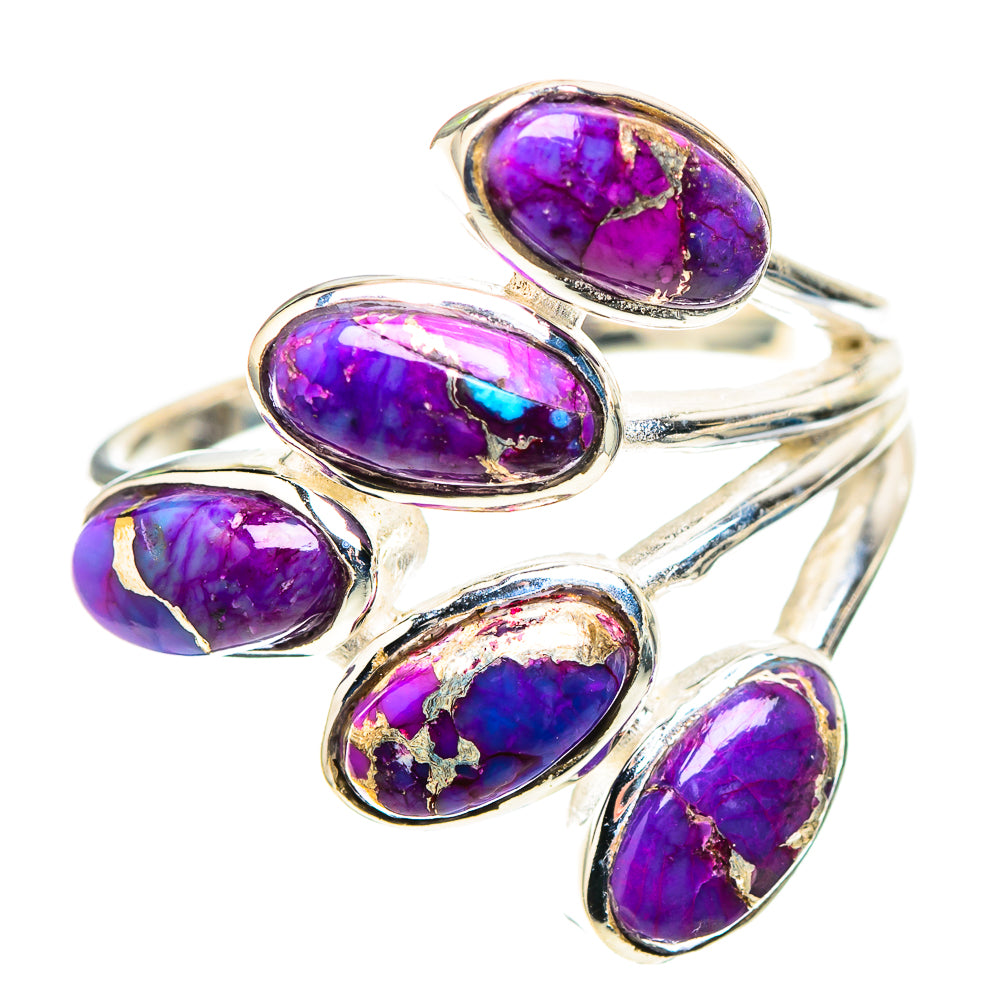 Purple Copper Composite Turquoise Ring Size 8.25 (925 Sterling Silver) RING136779