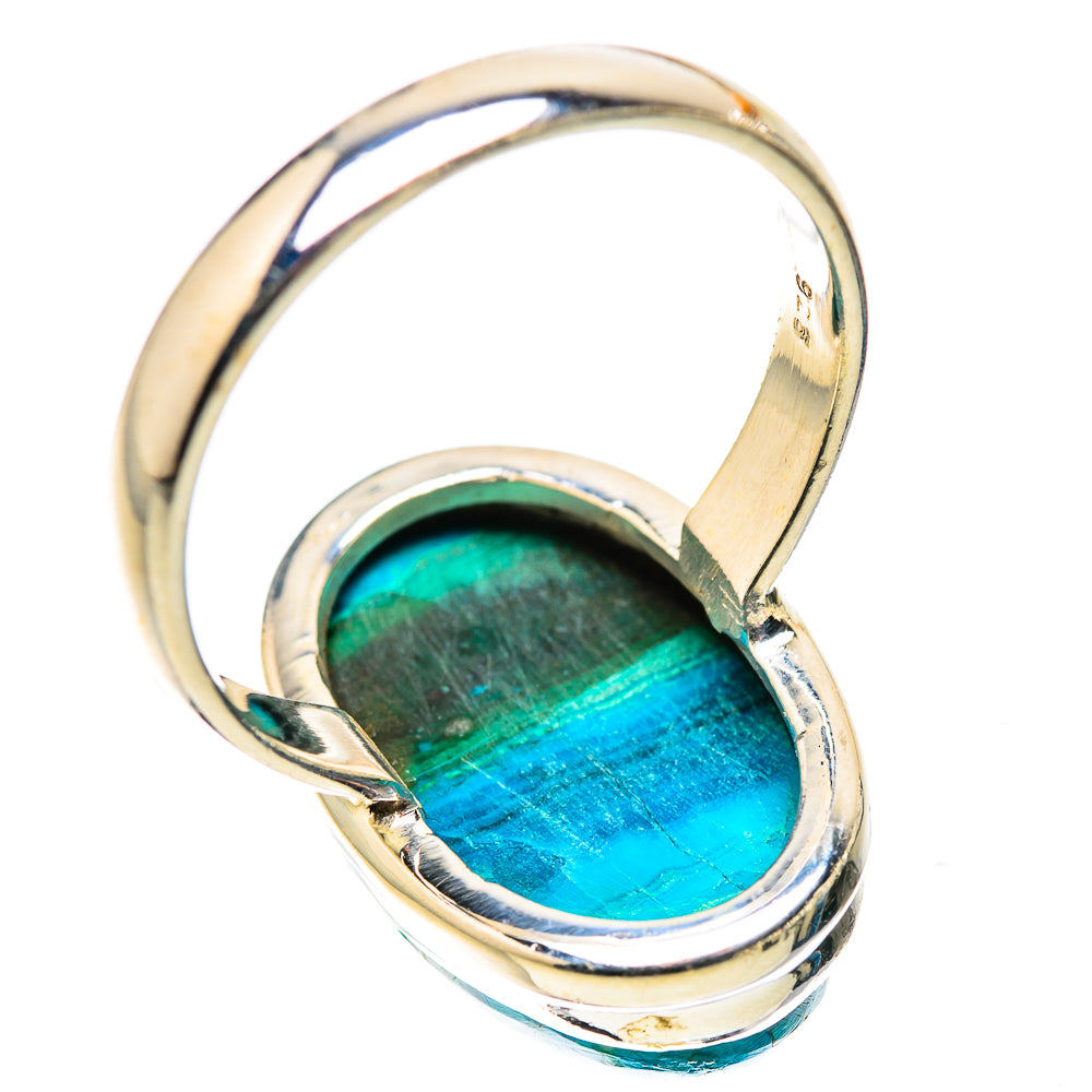 Malachite In Chrysocolla Ring Size 10 (925 Sterling Silver) RING135597