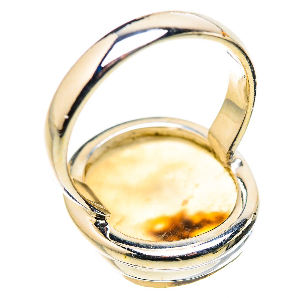 Scenic Dendritic Agate Ring Size 7.25 (925 Sterling Silver) RING134643