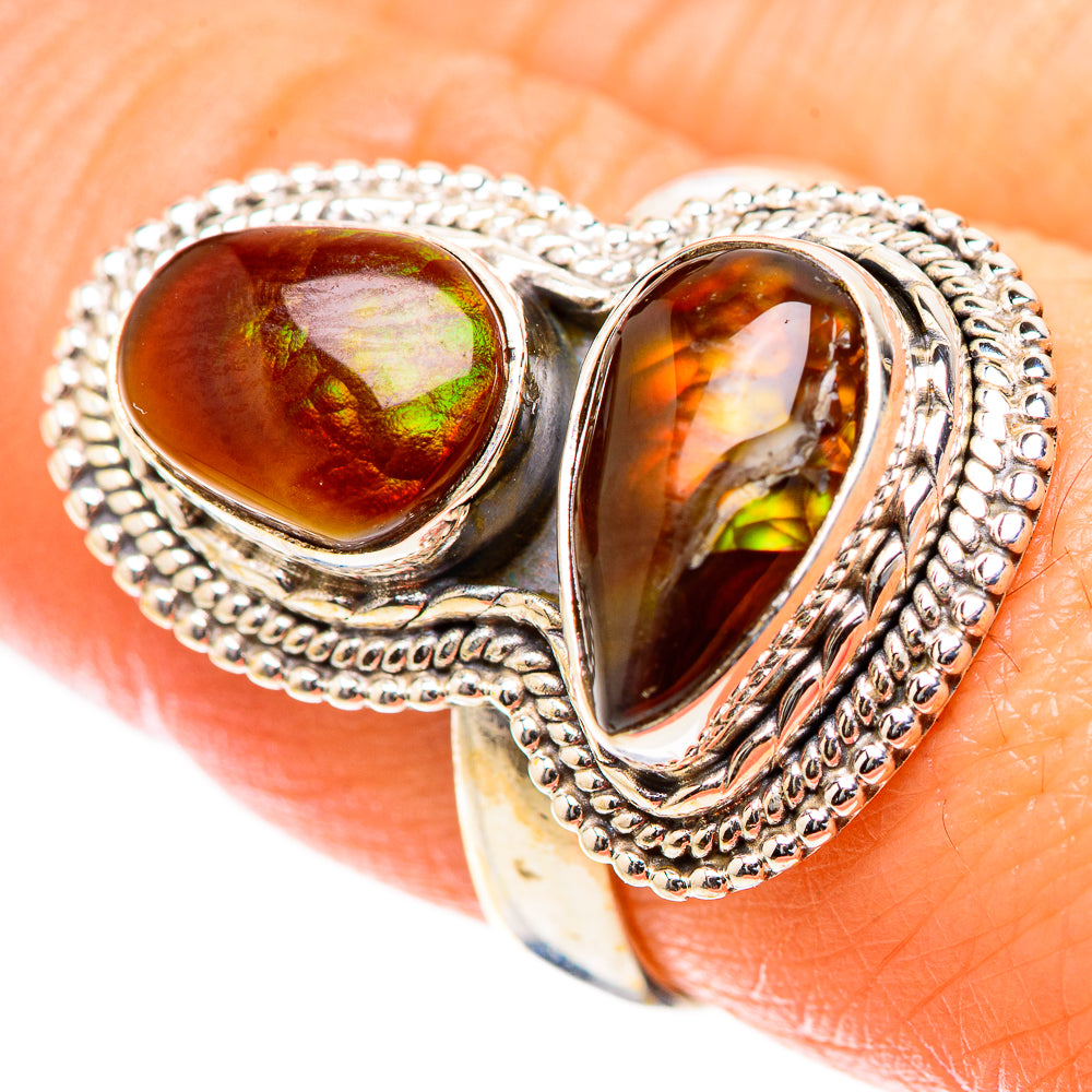Mexican Fire Agate Ring Size 8 (925 Sterling Silver) RING135535