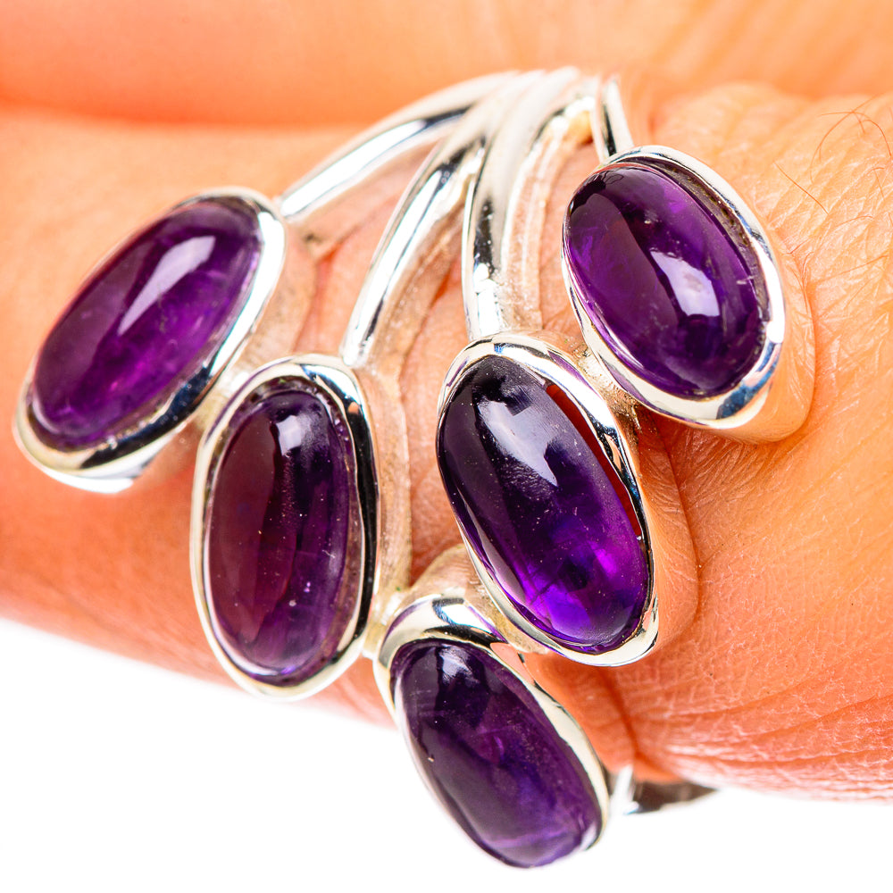 Amethyst 925 Sterling Silver Ring Size 7.25 (925 Sterling Silver) RING137728
