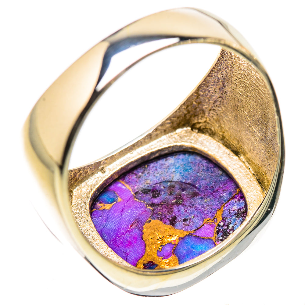 Purple Copper Composite Turquoise Ring Size 9 (925 Sterling Silver) RING135438