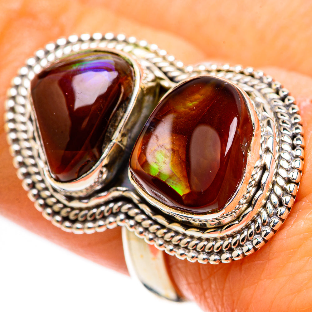 Mexican Fire Agate Ring Size 8 (925 Sterling Silver) RING135600