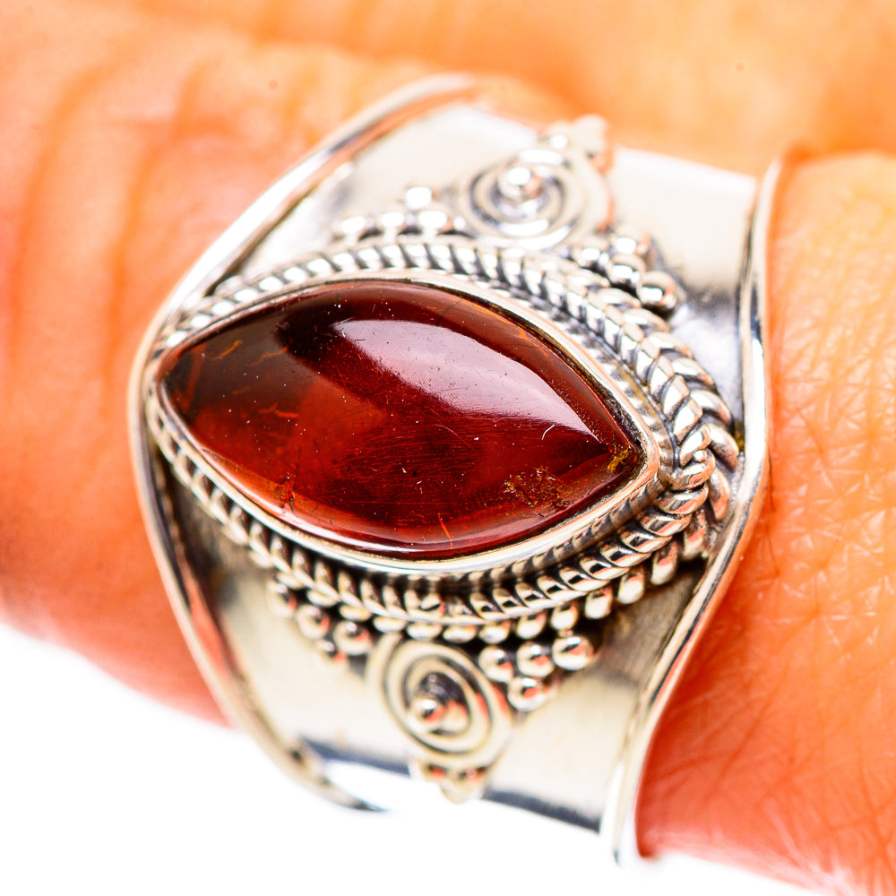 Baltic Amber Ring Size 9 (925 Sterling Silver) RING135192