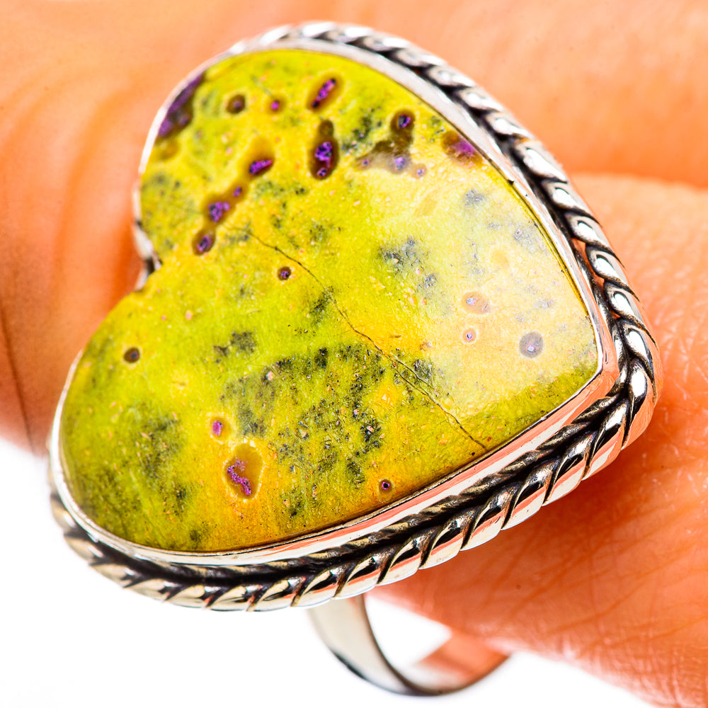 Large Atlantisite Ring Size 10.75 (925 Sterling Silver) RING135790