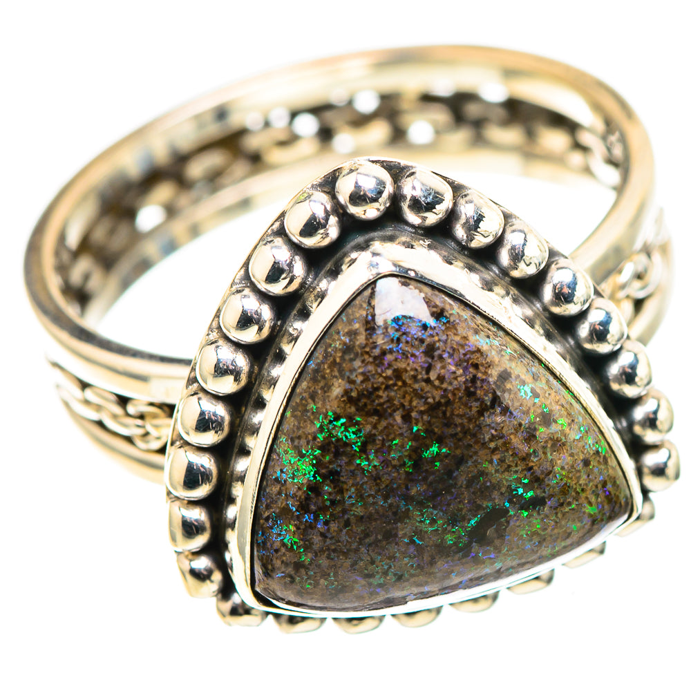 Andamooka Opal Ring Size 8 (925 Sterling Silver) RING136847
