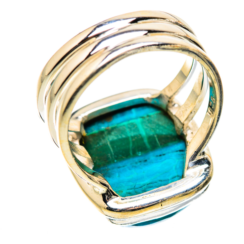Malachite In Chrysocolla Ring Size 6.25 (925 Sterling Silver) RING135492