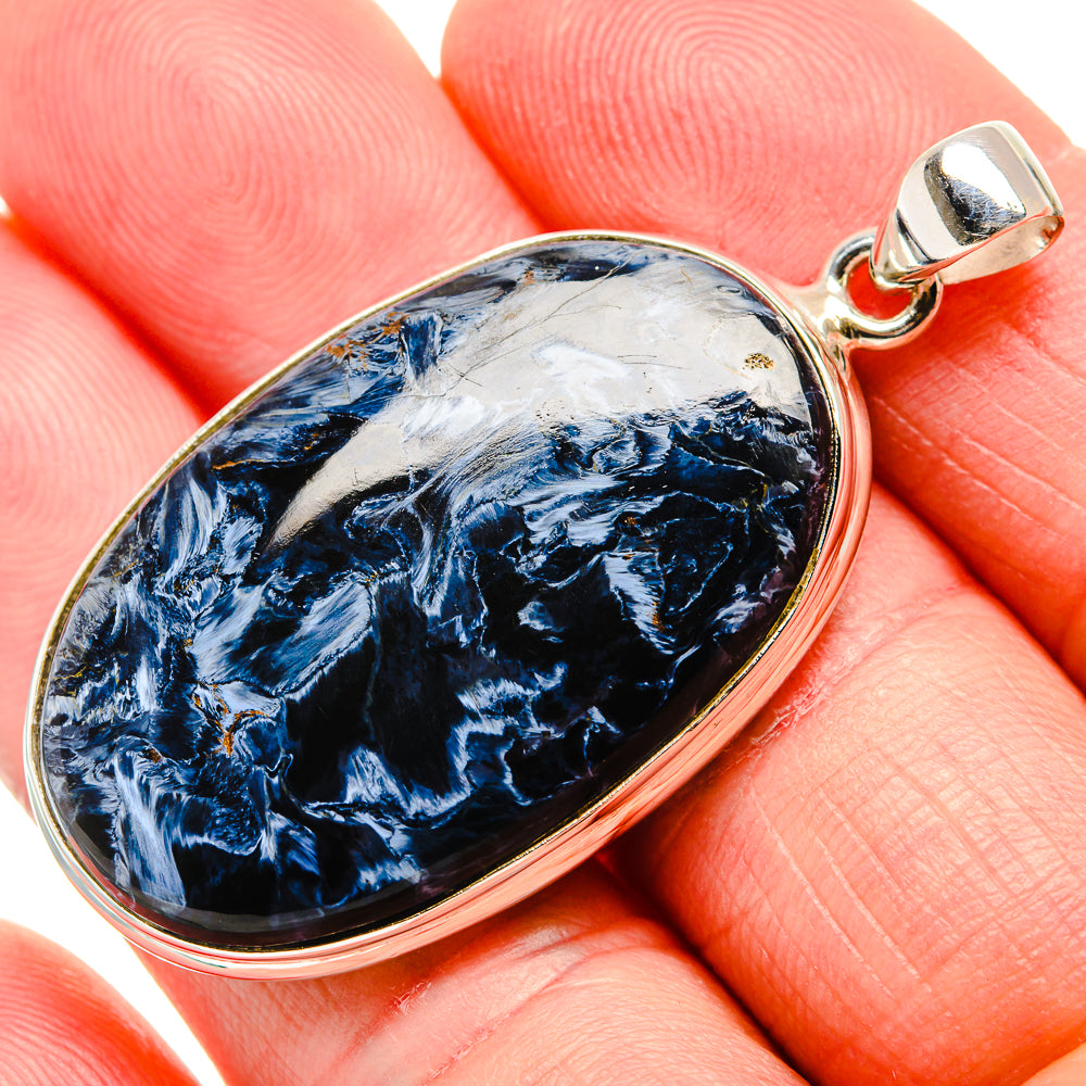 Pietersite Pendant 2"  (925 Sterling Silver) PD36935