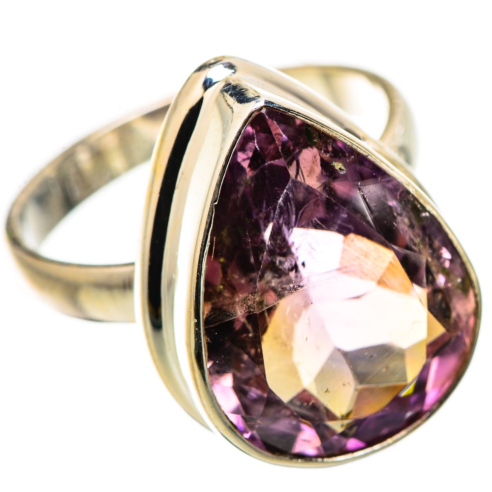 Faceted Ametrine Ring Size 9 (925 Sterling Silver) RING135488