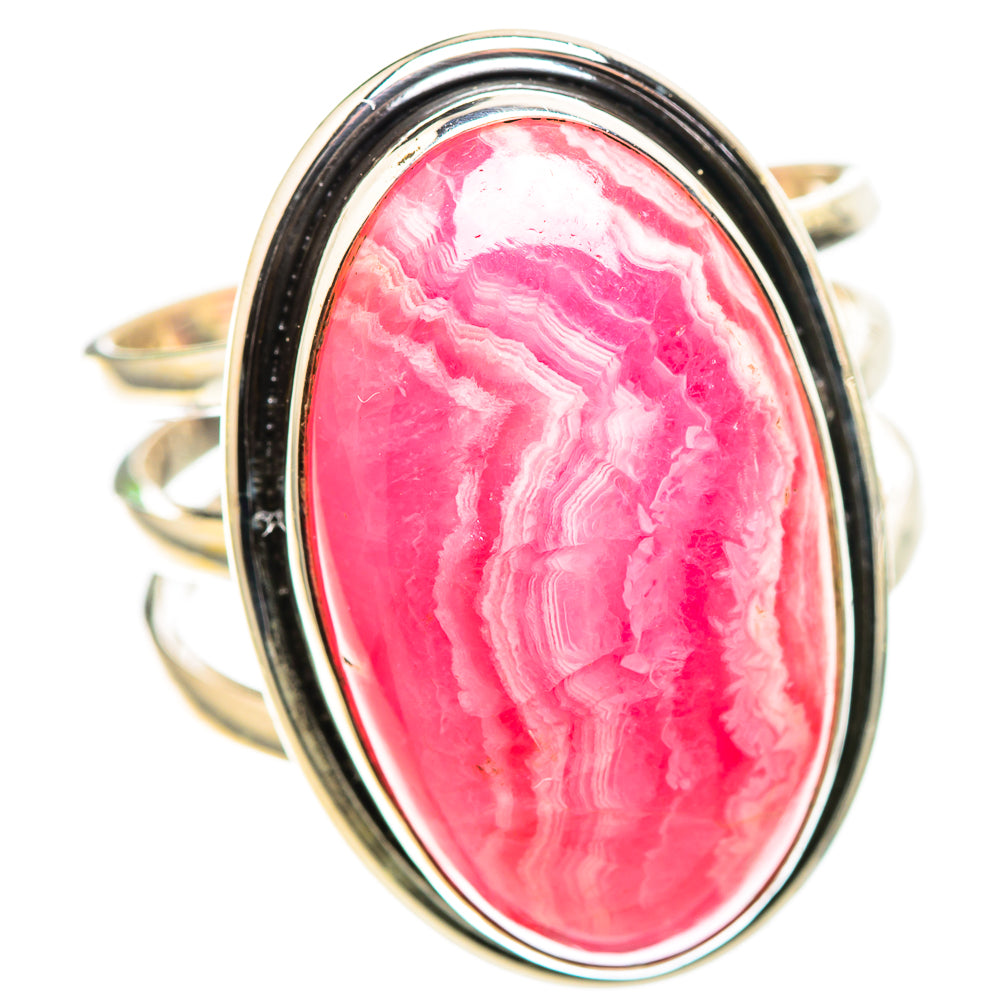 Large Rhodochrosite Ring Size 9.5 (925 Sterling Silver) RING136926