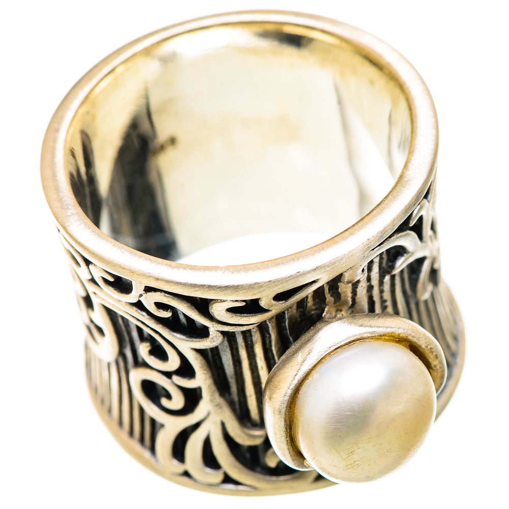 Large Cultured Pearl Ring Size 7 (925 Sterling Silver) RING135714