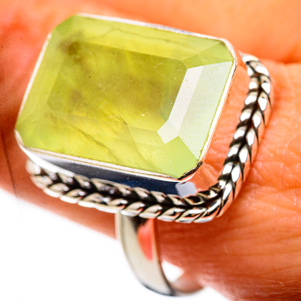 Prehnite Ring Size 10.75 (925 Sterling Silver) RING134578
