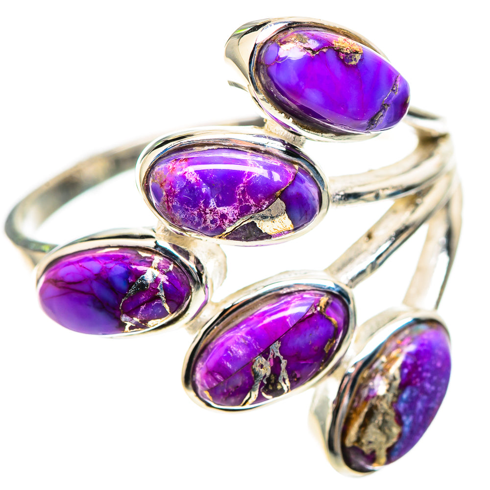 Purple Copper Composite Turquoise Ring Size 10 (925 Sterling Silver) RING136217