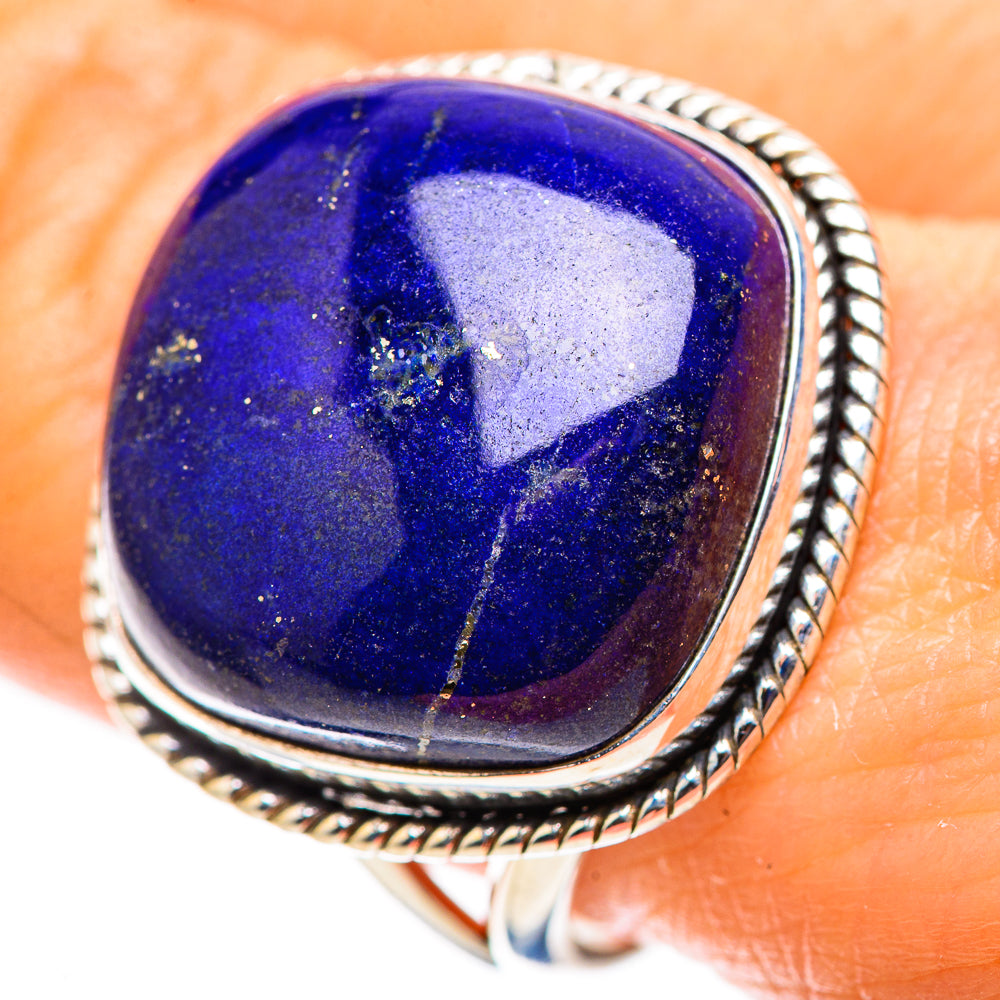 Lapis Lazuli 925 Sterling Silver Ring Size 9.75 (925 Sterling Silver) RING137485